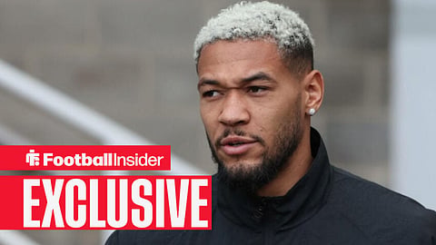 Joelinton in training jacket before a game