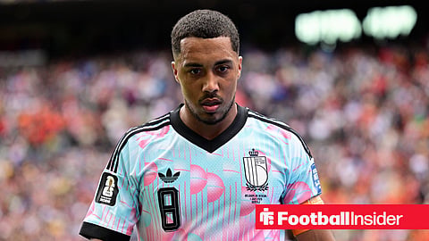 Man United midfielder Youri Tielemans features for Belgium