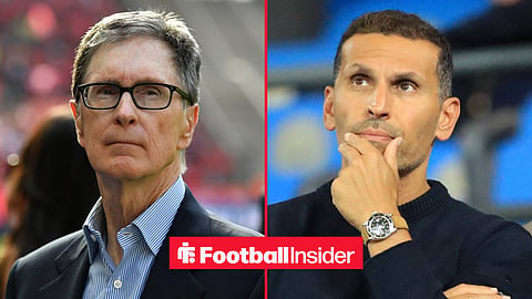 Liverpool owner John Henry with Man City chairman Khaldoon Al Mubarak inset
