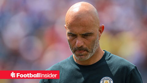 Man City manager Enzo Maresca stares at the ground