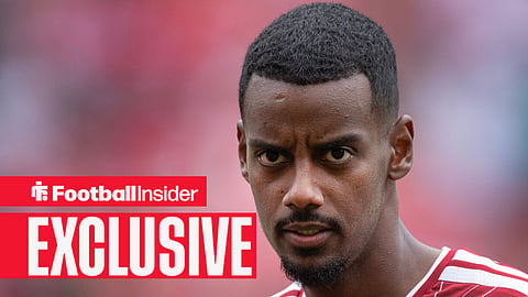 Liverpool striker Alexander Isak