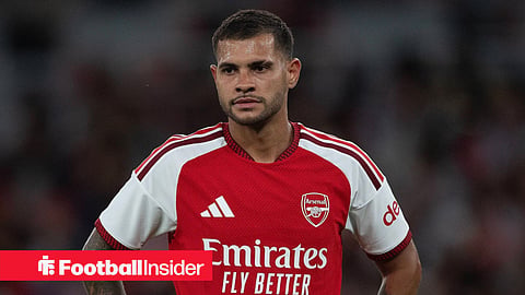 Arsenal midfielder Bruno Guimaraes