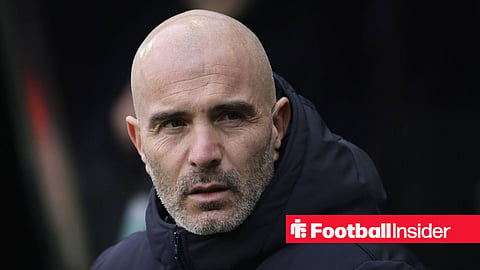Enzo Maresca on the sidelines at Man City