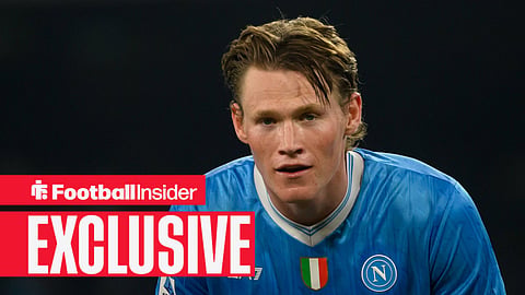 Scott McTominay in action for Napoli in the Serie A