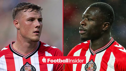 Dan Ballard and Brian Brobbey in action for Sunderland