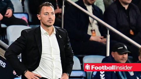 Newcastle United head coach Matthias Jaissle during the Premier League match between Coventry City and Newcastle United at the Coventry Building Society Arena, Coventry, UK on 12 October 2026