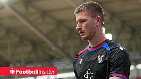 Freiburg vs Crystal Palace at Europa-Park Stadium, Crystal Palace's Adam Wharton on the pitch