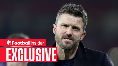 Michael Carrick looking on at Man United