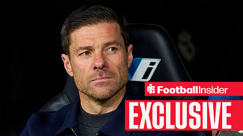 Xabi Alonso looking on from the bench
