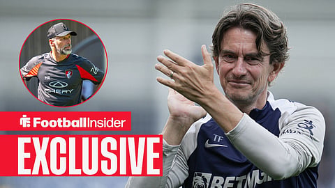 Thomas Frank manager of Tottenham Hotspur after the Pre-season friendly match Luton Town vs Tottenham Hotspur at Kenilworth Road, Luton, United Kingdom, 26th July 2025 / Image shows head coach Marco Rose of Bournemouth