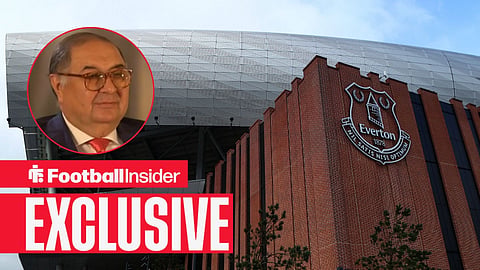 General View outside the Stadium during the Everton v Nottingham Forest Premier League match at the Hill Dickinson Stadium, Liverpool, England on 6 December 2025 / Alisher Usmanov, an Uzbek-born Russian billionaire, speaking to CNBN International in an interview