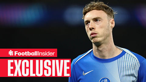 Cole Palmer of Chelsea in the UEFA Champions League 2025/26 Round of 16 Leg 1 of 2 game between PSG and Chelsea at the Parc des Princes Stadium