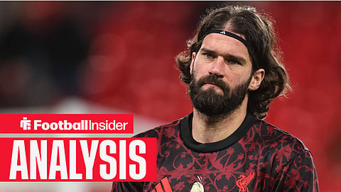 Alisson in action for Liverpool