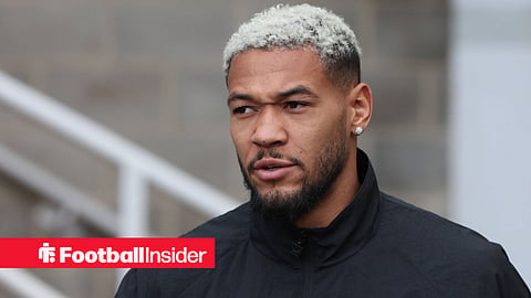 Joelinton in training gear for Newcastle