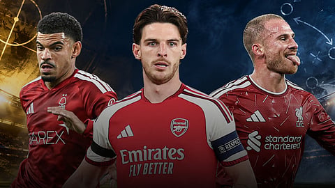 Morgan Gibbs-White, Declan Rice, Alexis Mac Allister