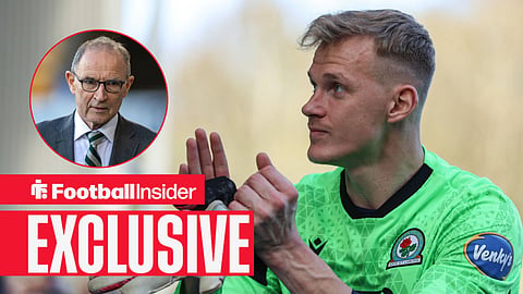 Football Insider exclusive as Blackburn goalkeeper Balazs Toth applauds, while Celtic manager Martin O'Neill watches from a circular inset.