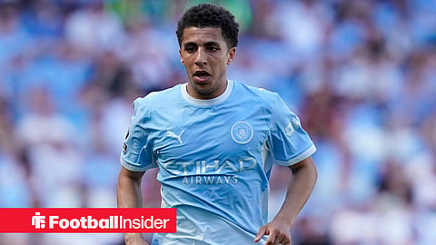 Man City defender Rico Lewis