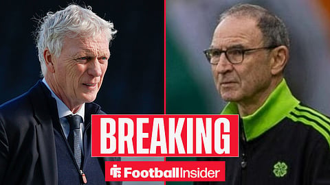 David Moyes and Martin O'Neill on the sidelines at Everton and Celtic respectively