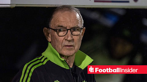 Martin O'Neill looking on as Celtic manager