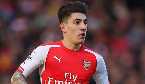 Learning curve: Hector Bellerin joined the Arsenal academy at 16