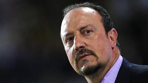 Sack face: Rafa Benitez has been dismissed as Real Madrid manager