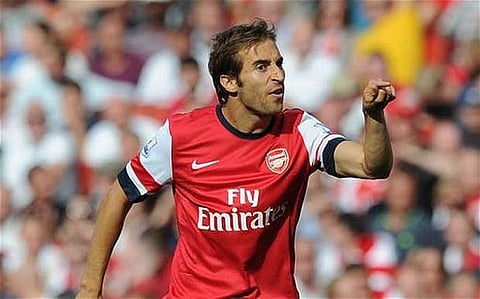 Parting shot: Mathieu Flamini is expected to leave Arsenal next year