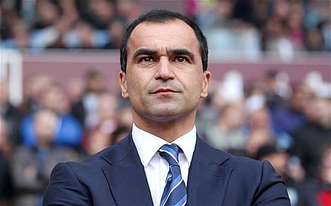 Body blow: Martinez will be alarmed to learn of Lukaku's career plan