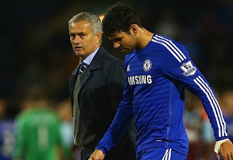 Special ones: Mourinho hailed his team's best performance of the season