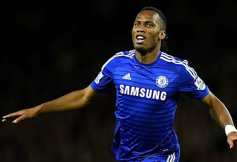 Attack minded: Didier Drogba is named in Terry's all-time Chelsea X1
