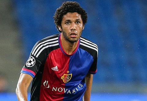 Done deal: Arsenal are set to announce Mohamed Elneny as a January signing
