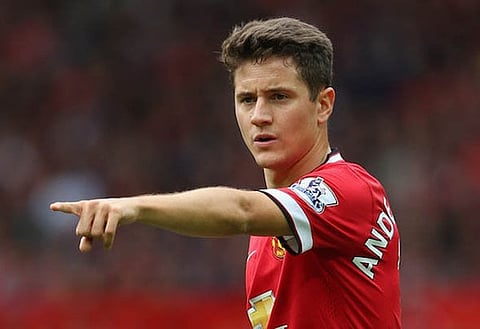 Red alert: Ander Herrera is set to return to the team after five-match absence