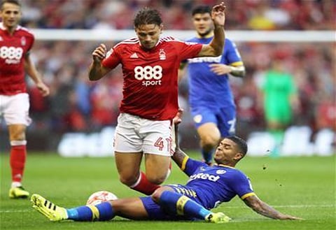 Nottingham Forest player sends Twitter message after injury blow v Aston Villa