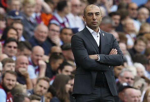 Britain Soccer Football - Aston Villa v Nottingham Forest - Sky Bet Championship - Villa Park - 11/9/16
Aston Villa manager Roberto Di Matteo 
Mandatory Credit: Action Images / Craig Brough
Livepic
EDITORIAL USE ONLY.