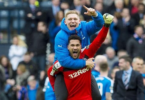 Rangers star posts two-word Twitter verdict on Waghorn hat-trick