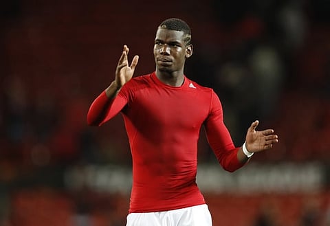 Britain Soccer Football - Manchester United v FC Zorya Luhansk - UEFA Europa League Group Stage - Group A - Old Trafford, Manchester, England - 16/17 , 29/9/16
Manchester United's Paul Pogba
Reuters / Darren Staples

EDITORIAL USE ONLY.