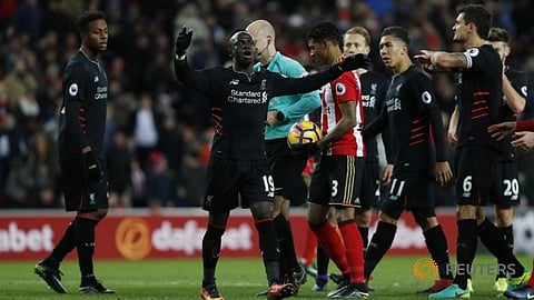 Sadio Mane delivers apology on Twitter following Liverpool draw at Sunderland