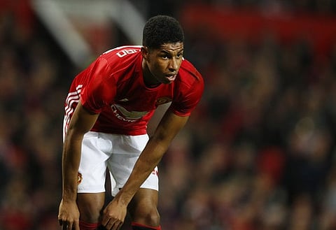 Britain Football Soccer - Manchester United v Hull City - EFL Cup Semi Final First Leg - Old Trafford - 10/1/17 Manchester United's Marcus Rashford  Reuters / Phil Noble Livepic EDITORIAL USE ONLY. No use with unauthorized audio, video, data, fixture lists, club/league logos or "live" services. Online in-match use limited to 45 images, no video emulation. No use in betting, games or single club/league/player publications.  Please contact your account representative for further details.