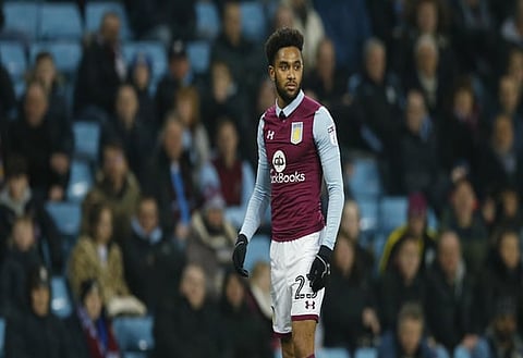 Britain Football Soccer - Aston Villa v Barnsley - Sky Bet Championship - Villa Park - 14/2/17 Aston Villa’s Jordan Amavi looks dejected after conceding a penalty Mandatory Credit: Action Images / Andrew Boyers Livepic EDITORIAL USE ONLY. No use with unauthorized audio, video, data, fixture lists, club/league logos or "live" services. Online in-match use limited to 45 images, no video emulation. No use in betting, games or single club/league/player publications.  Please contact your account representative for further details.