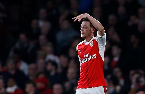 Mesut Ozil posts Twitter verdict after Arsenal win v West Ham