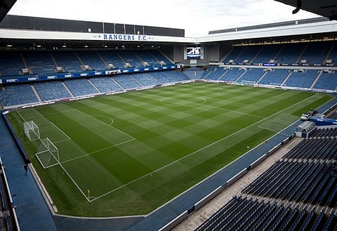 Done deal: Rangers finalise paperwork on centre-forward agreement