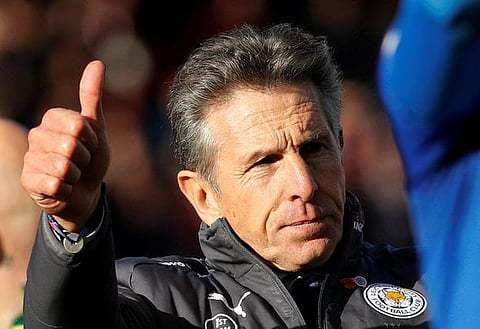 Soccer Football - Premier League - Stoke City vs Leicester City - bet365 Stadium, Stoke-on-Trent, Britain - November 4, 2017   Leicester City manager Claude Puel after the match                 REUTERS/Darren Staples  EDITORIAL USE ONLY. No use with unauthorized audio, video, data, fixture lists, club/league logos or "live" services. Online in-match use limited to 75 images, no video emulation. No use in betting, games or single club/league/player publications. Please contact your account representative for further details.