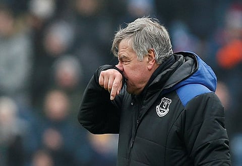 Soccer Football - Premier League - Burnley vs Everton - Turf Moor, Burnley, Britain - March 3, 2018   Everton manager Sam Allardyce looks dejected after the match   REUTERS/Andrew Yates    EDITORIAL USE ONLY. No use with unauthorized audio, video, data, fixture lists, club/league logos or "live" services. Online in-match use limited to 75 images, no video emulation. No use in betting, games or single club/league/player publications.  Please contact your account representative for further details.