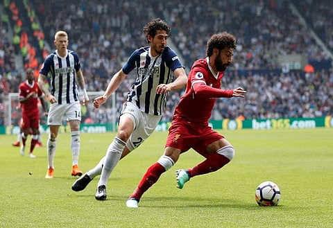 Mohamed Salah sends Twitter message to Ahmed Hegazi after Liverpool draw v West Brom