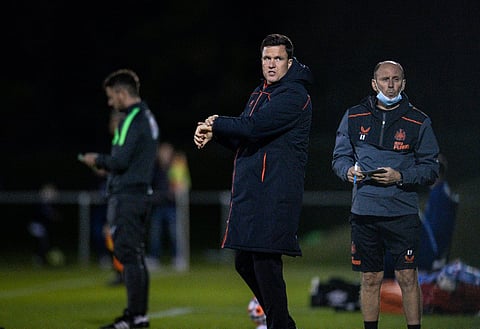 Exeter City boss Gary Caldwell.