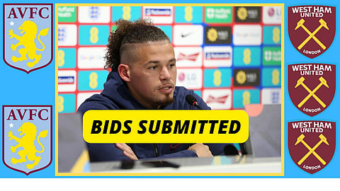 Sources: Aston Villa and West Ham table bids for Leeds star Kalvin Phillips