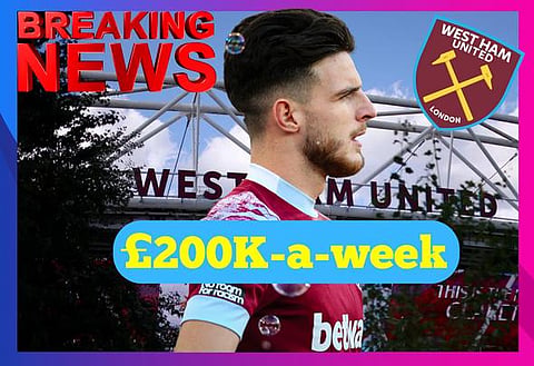 Sources: Declan Rice expected to leave West Ham after multiple offers submitted