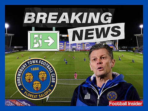 Sources: Steve Cotterill set to leave Shrewsbury Town