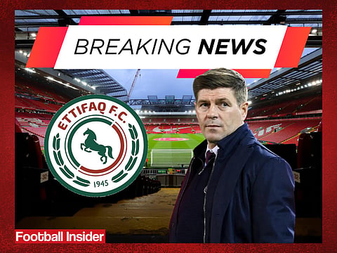 Steven Gerrard: Liverpool legend jets out to Saudi Arabia for Al Ettifaq talks - sources