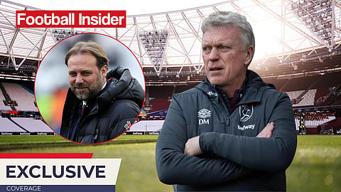 David Moyes and Tim Steidten at West Ham