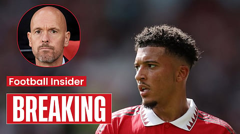Jadon Sancho and Man United in new social media spat